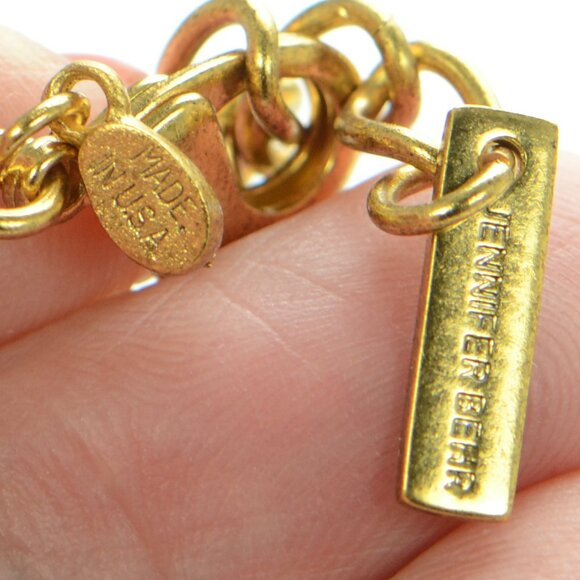 Jennifer Behr Gold-tone Charm Necklace - Picture 12 of 12